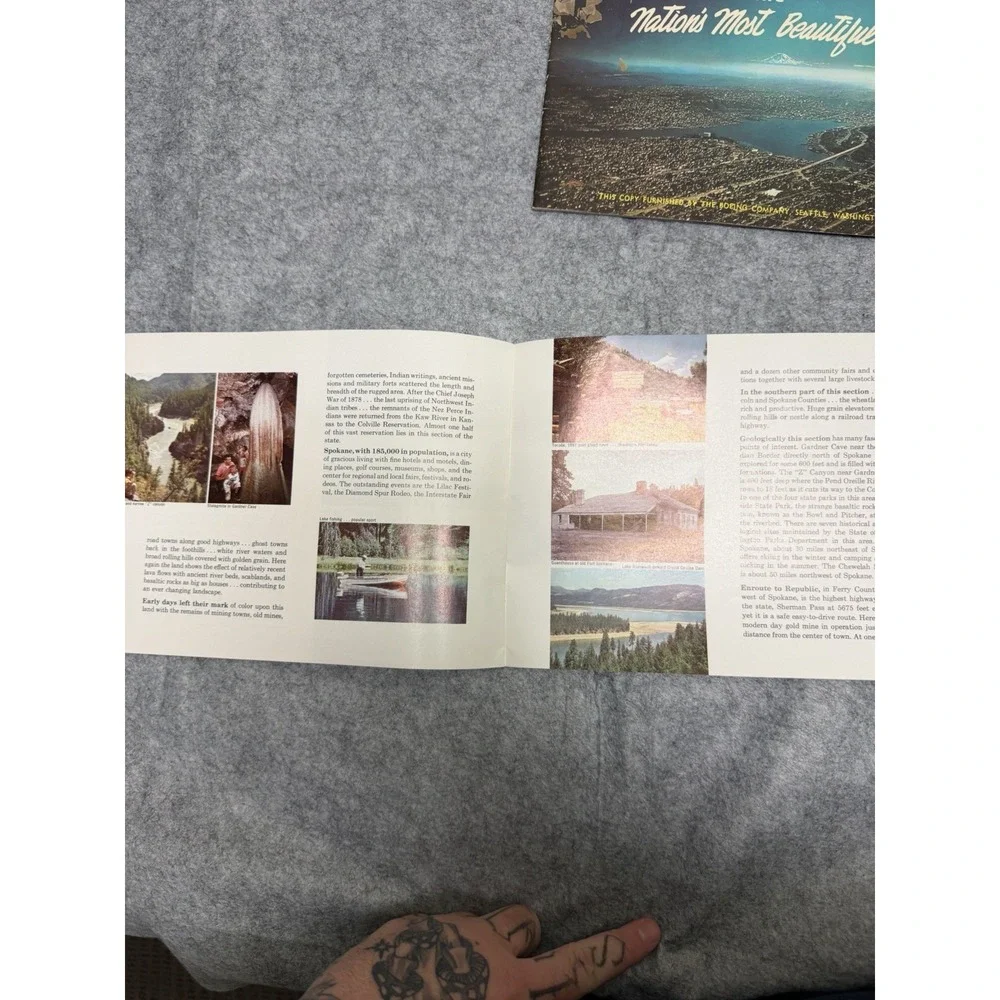 1960s Washington state memorabilia and‎ travel info books lot of 2